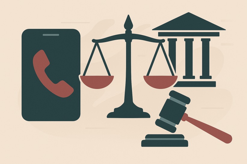 Modern law office contact concept